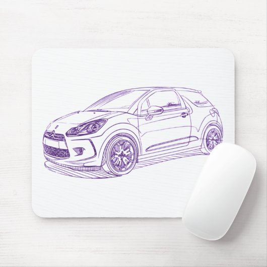 Verdichtereintrittslufttemperat DS3 2011 Mousepad (Mit Mouse)
