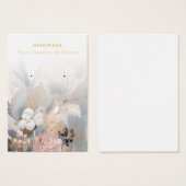 Verdienen Abstrakter Blume Schmuckkarten (Vorne & Hinten)