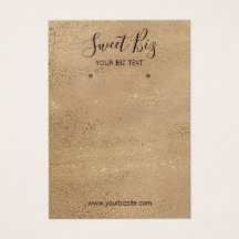 Verdienen der Schmuckhalter Brown Gold-Visitenkart
