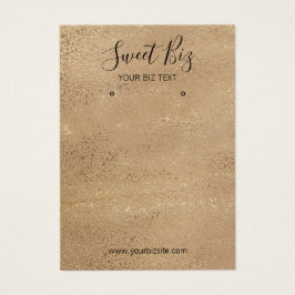 Verdienen der Schmuckhalter Brown Gold-Visitenkart