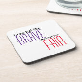 Verdienen Sie das lila Angebot Getränkeuntersetzer (Linke Seite)