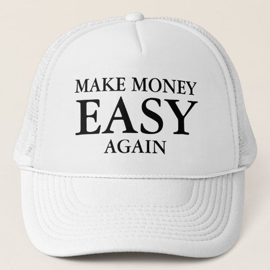 Verdienen Sie Geld einfach wieder Truckerkappe (Vorderseite)