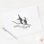 Verdienen Sie Ihre Urnen Runder Aufkleber (Umschlag)