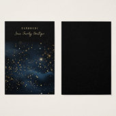 Verdienen von Schmuckkarten für nächtliche Sky Sta (Vorne & Hinten)