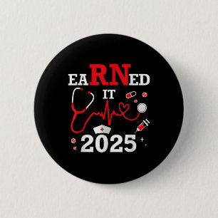 verdient 2025 für Nurse Abschluss oder RN LPN Cl O Button