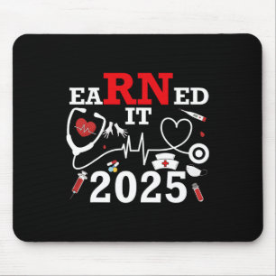 verdient 2025 für Nurse Abschluss oder RN LPN Cl O Mousepad