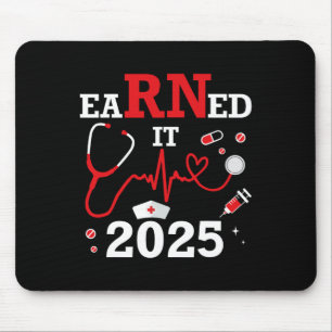 verdient 2025 für Nurse Abschluss oder RN LPN Cl O Mousepad