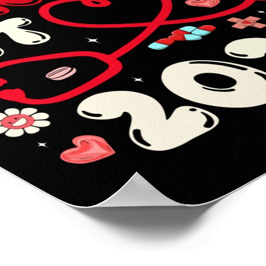 verdient 2025 für Nurse Abschluss oder RN LPN Cl O Poster (Ecke)