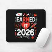 Verdient 2026 Für Krankenpfleger-Abschluss oder Rn Mousepad (Mit Mouse)