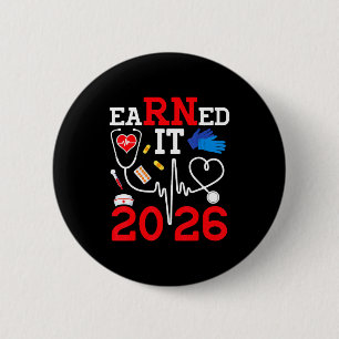 Verdient rn Abschlussjahrgang 2026 Krankenpfleger  Button
