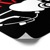 verdient RN Nurse Nursing Abschluss Poster (Ecke)