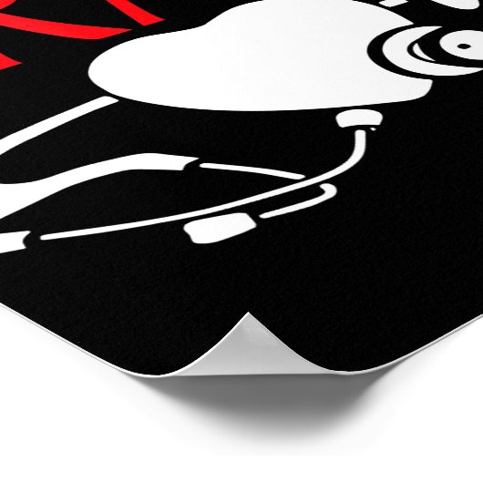 verdient RN Nurse Nursing Abschluss Poster (Ecke)