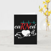 verdient wird der Krankenpflege-Abschluss Karte (Gelbe Blume)