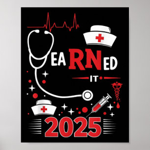 verdiente es 2025 Nurse Abschluss Rn Lpn Cl of Poster