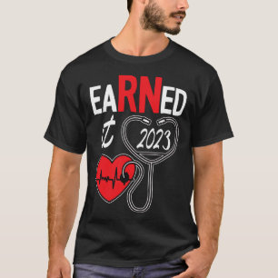 verdiente es Krankenschwester Abschluss 2023 Nursi T-Shirt