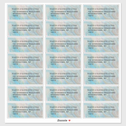 Verdigris Agate Mailing Labels 21 pro Blatt (Blatt)