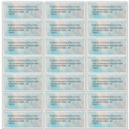 Verdigris Agate Mailing Labels 21 pro Blatt