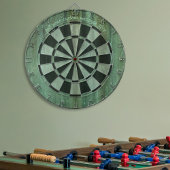 Verdigris Weathered Bronze Look Dartscheibe