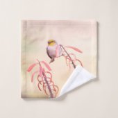 Verdin auf Penstomen Badhandtuch Set (Waschlappen)