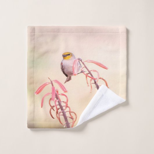 Verdin auf Penstomen Badhandtuch Set (Waschlappen)