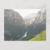 Verdon Gorge, Frankreich Feiertagspostkarte (Vorderseite)