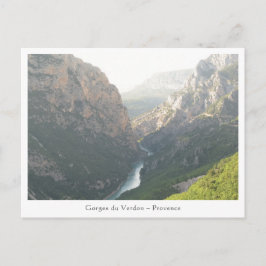 Verdon Gorge, Frankreich Postkarte