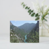 Verdon Gorge Postkarte (Stehend Vorderseite)