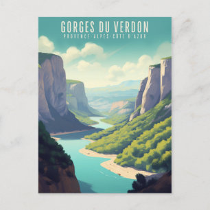 Verdon - Poster - Plakat Feiertagspostkarte