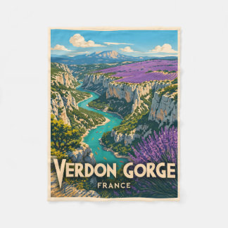 Verdon-Schlucht Frankreich Fleecedecke