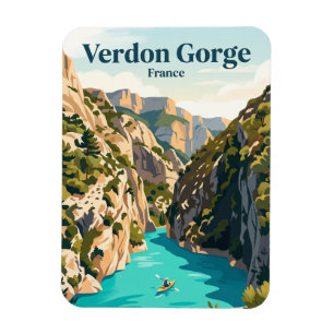 Verdon-Schlucht Frankreich Magnet