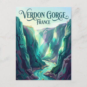 Verdon-Schlucht Frankreich Postkarte