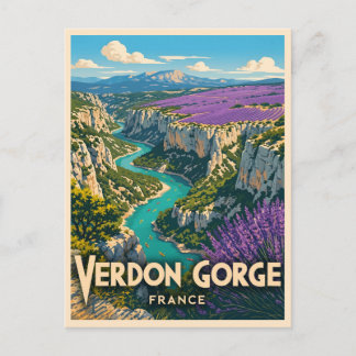 Verdon-Schlucht Frankreich Postkarte