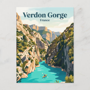 Verdon-Schlucht Frankreich Postkarte