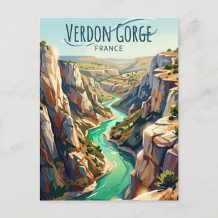 Verdon-Schlucht Frankreich Postkarte