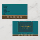 Verdoppeln mit Seiten versehenes berufliches Visitenkarte (Vorne/Hinten)