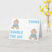 VERDOPPELN SIE DEN JOY MIT ZWEI GRATULATIONEN KARTE (Gelbe Blume)