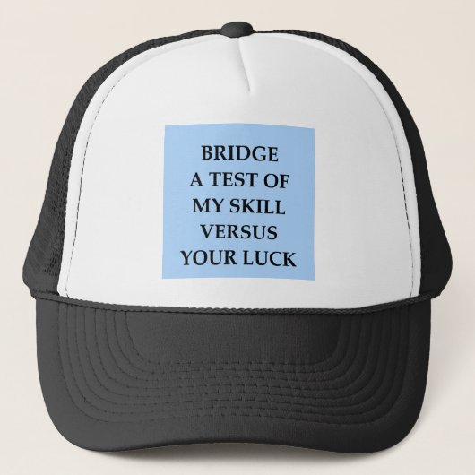 Verdopplung; icate Brücke Truckerkappe (Vorderseite)