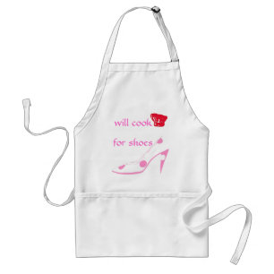Verdorbene Absatz-Schuh-Liebhaber-Köche für Schürze