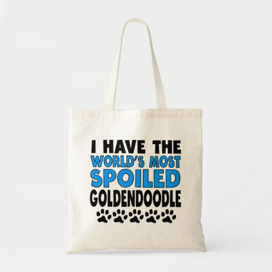 Verdorbene Goldendoodle der Welt das Tragetasche (Vorne)