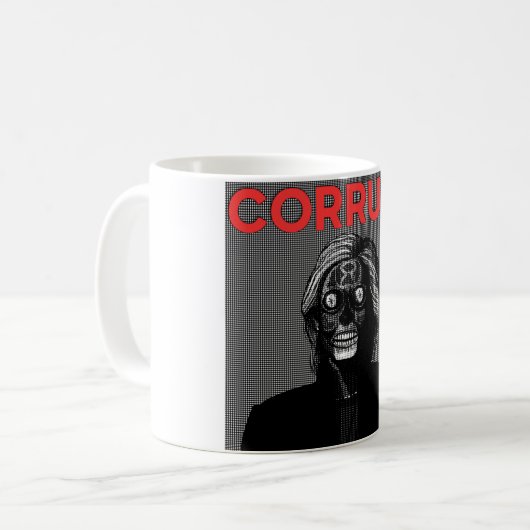 Verdorbene Tasse Hillary Clinton (Vorderseite Links)