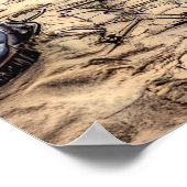 Verdorbener Strand Postapokalyptisch Poster (Ecke)