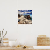 Verdorbener Strand Postapokalyptisch Poster (Küche)