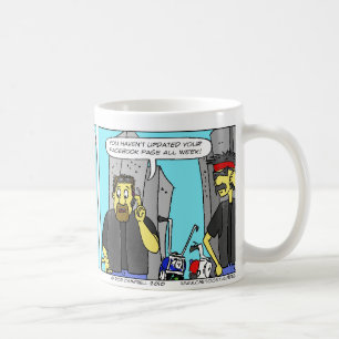 Verdrahtete Radfahrer Kaffeetasse