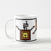 Verdrahteter Becher Kaffeetasse (Links)