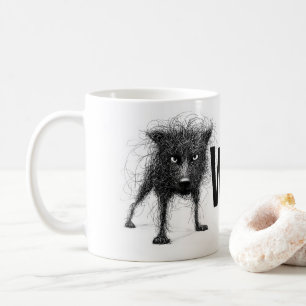 Verdrahteter Hund Kaffeetasse