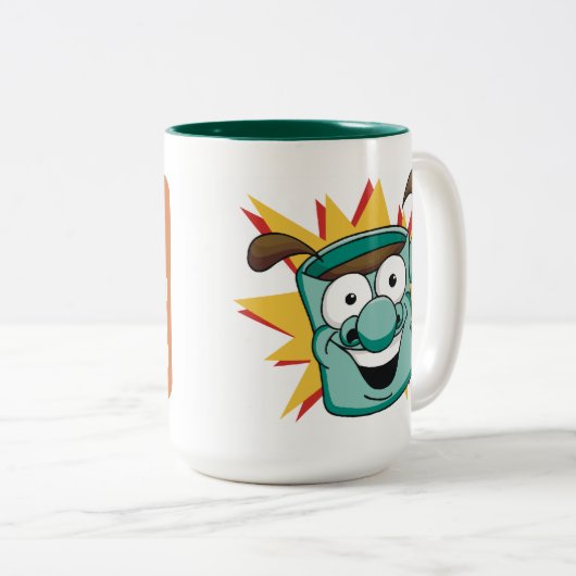 Verdrahteter Kaffee 1 Zweifarbige Tasse (VorderseiteRechts)