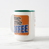 Verdrahteter Kaffee 1 Zweifarbige Tasse (Vorderseite Links)