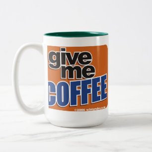 Verdrahteter Kaffee 1 Zweifarbige Tasse