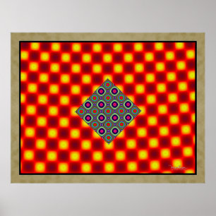 Verdrängen der Einlegearbeit Poster