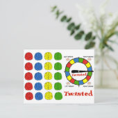 verdreht postkarte (Stehend Vorderseite)